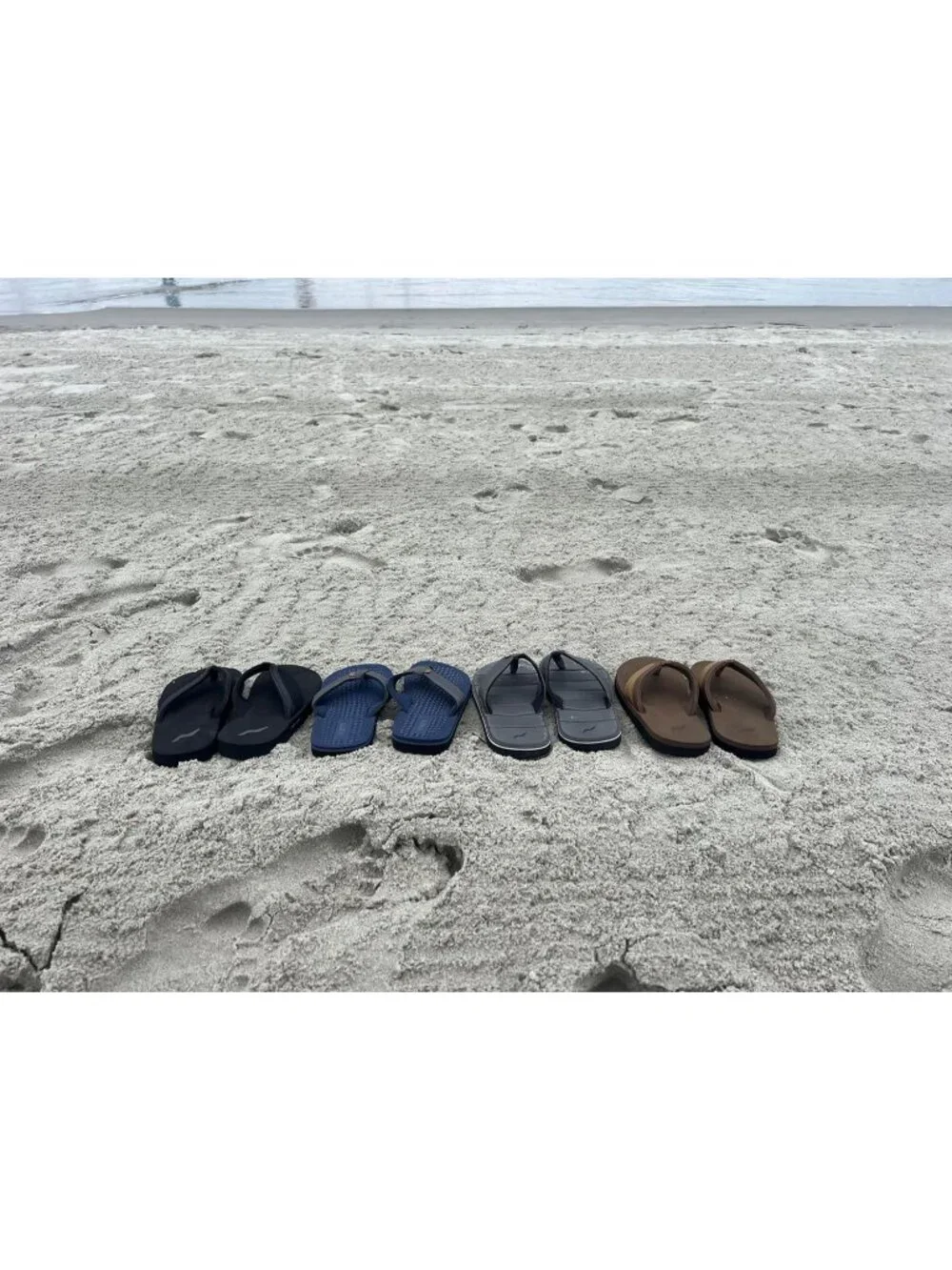 Norty Thong Men's Grey Black Footwear For Summer Comfortable Sandals Casual
